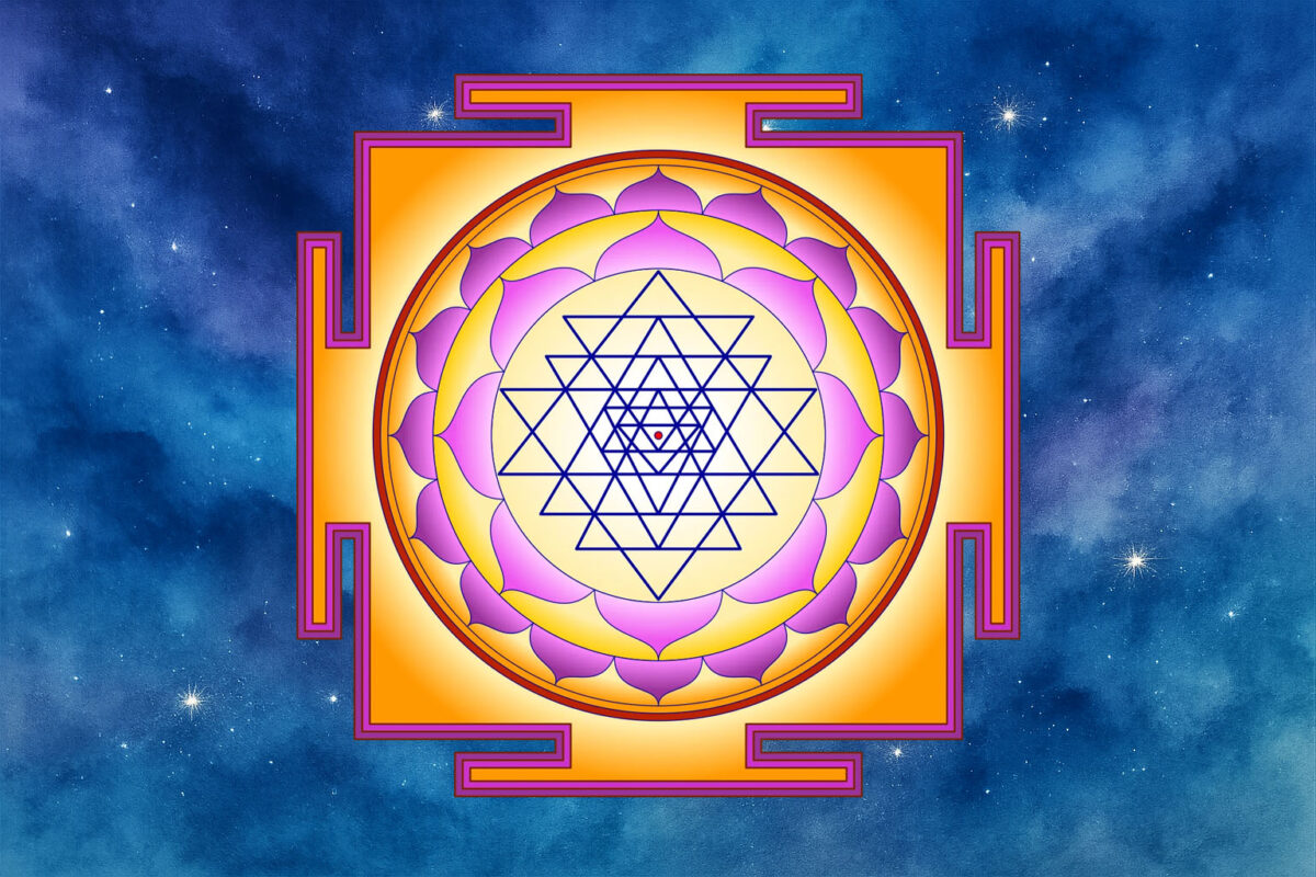 Шри-янтра — сакральная геометрия, отражающая структуру Вселенной (Shri Yantra — Sacred Geometry Reflecting the Structure of the Universe)