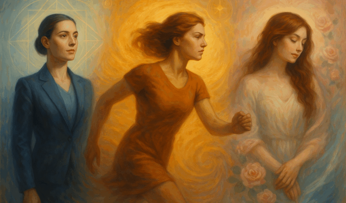 Три женщины, символизирующие лидерство, страсть и красоту (Three Women Symbolizing Leadership, Passion, and Beauty)